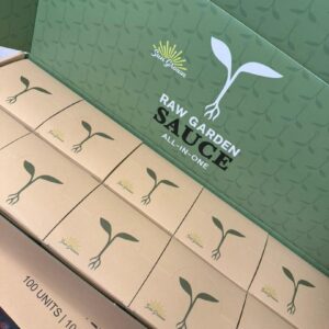 raw garden sauce all in one disposable carts