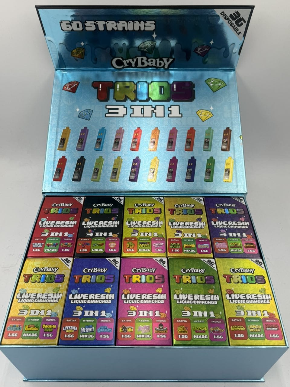 crybaby trios 3 in 1 3g disposable crybaby trios 3 in 1 3g disposable