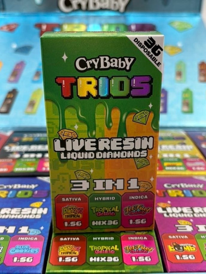 crybaby trios 3 in 1 3g disposable crybaby trios 3 in 1 3g disposable